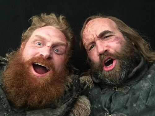 Kristofer Hivju and Rory McCann from the set of Game of Thrones (2 of 4) posted to Instagram 7 May 2019